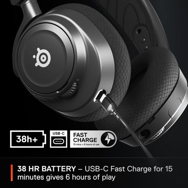 Imagem de Fone de ouvido para jogos SteelSeries Arctis Nova 7 Wireless com microfone