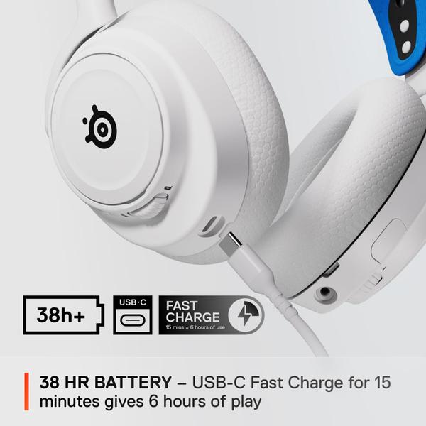 Imagem de Fone de ouvido para jogos SteelSeries Arctis Nova 7P Wireless branco