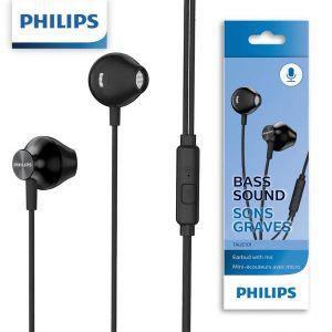 Imagem de Fone De Ouvido Philips Com Microfone Taue101BK/00 Confort Fit Earbud Preto Original