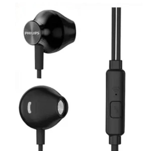 Imagem de Fone de Ouvido Philips TAUE101BK Com Microfone Intra-Auricular Com Fio - Preto