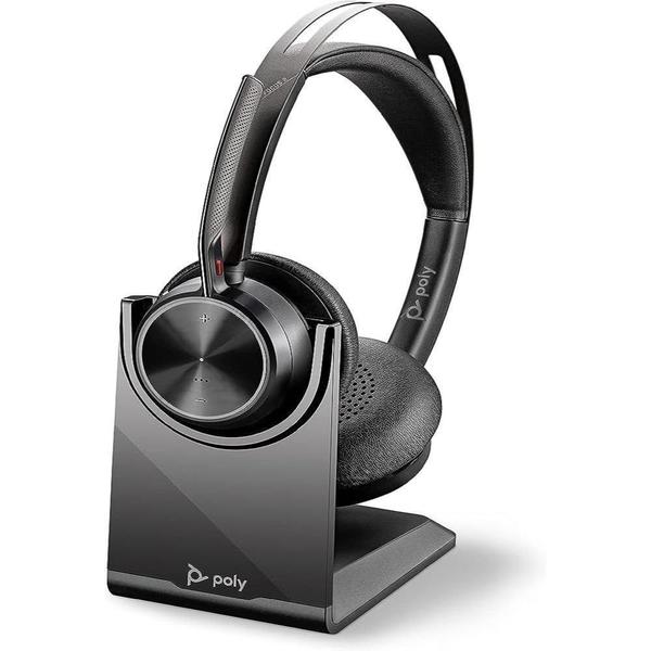 Imagem de Fone de ouvido Poly Voyager Focus 2 UC USB-A com suporte Bluetooth ANC