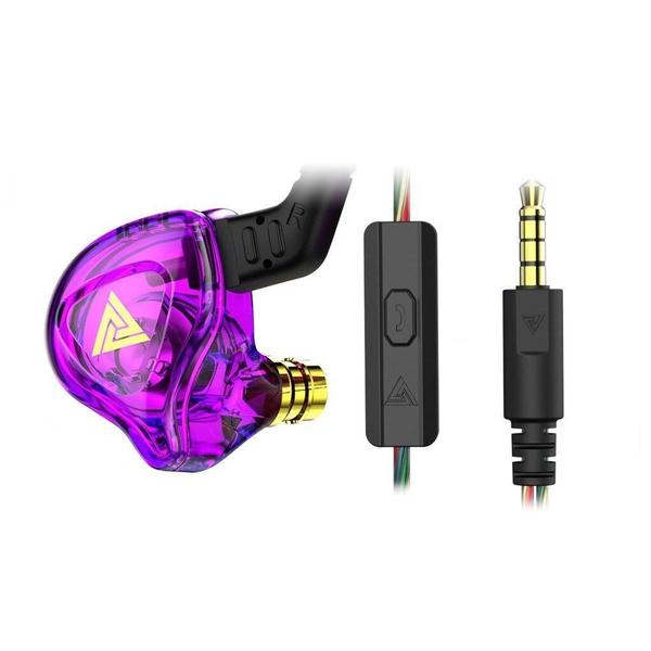 Imagem de Fone De Ouvido Qkz Ak6 Dmx Preto 2022 Gamer Dj In Ear C/Case