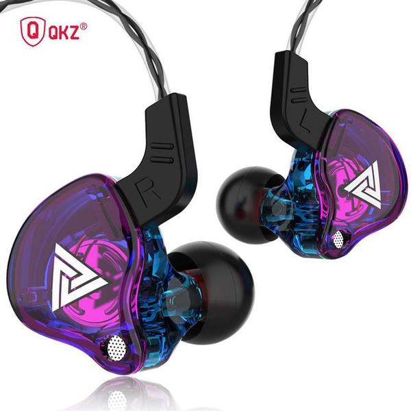 Imagem de Fone De Ouvido Qkz Ak6 Gamer Dj In Ear C/case Pronta Entrega