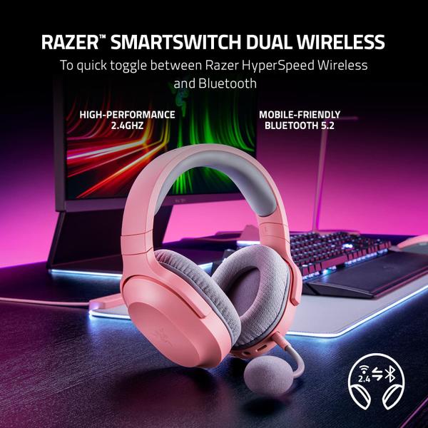 Imagem de Fone de ouvido Razer Barracuda X Wireless Gaming & Mobile rosa