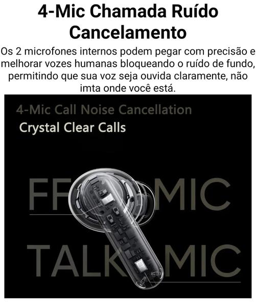 Imagem de Fone De Ouvido Realme Buds T300 Cancelamento De Ruído Ativo - Branco