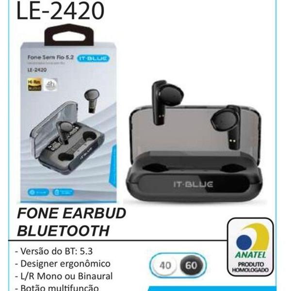 Imagem de Fone de ouvido sem fio 5.2 LE-2420 IT-BLUE