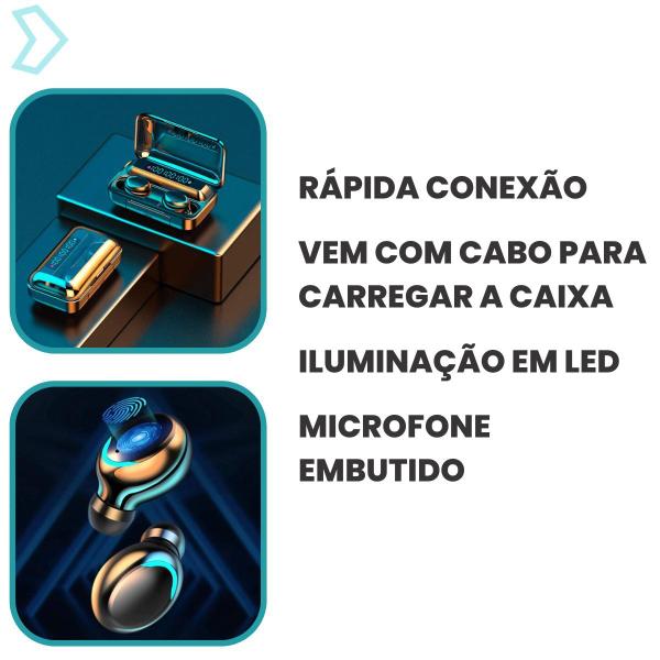 Imagem de Fone De Ouvido Sem Fio Bluetooth 5.0 Esportivo Tws In-ear Estéreo