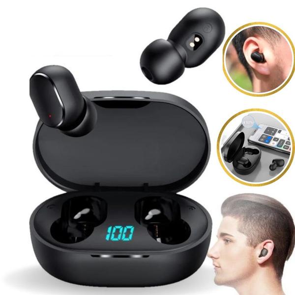 Imagem de Fone De Ouvido Sem Fio Bluetooth A6s Pro Preto In-ear