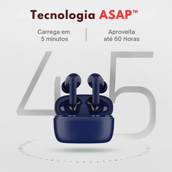 Imagem de Fone De Ouvido Sem Fio Bluetooth Airdopes 131 Pro Boat Azul