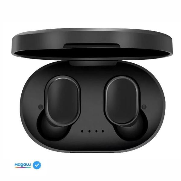 Imagem de Fone De Ouvido Sem Fio Bluetooth Compatível Com Ios Adroid Cor Preto