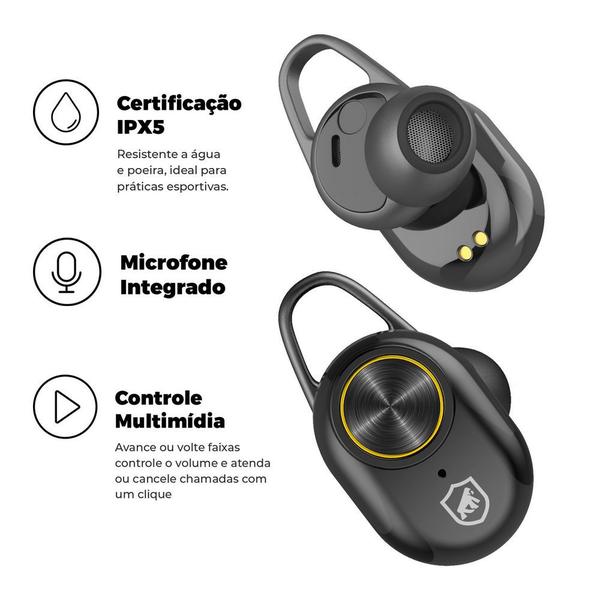 Imagem de Fone de ouvido sem fio Bluetooth Gorila Buds - Gshield