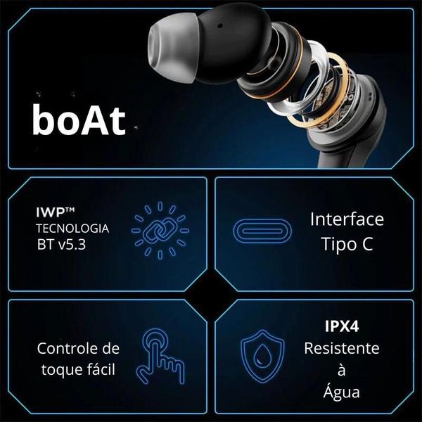 Imagem de Fone De Ouvido Sem Fio Bluetooth Imortal 131 - Boat - Preto