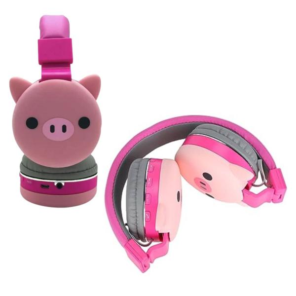 Imagem de Fone de Ouvido Sem Fio Bluetooth Infantil Bichinhos BIchos Animais