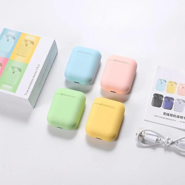 Imagem de Fone De Ouvido Sem Fio Bluetooth Touch Colorido Inpods Top