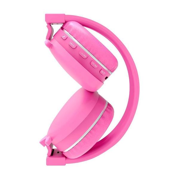 Imagem de Fone De Ouvido Sem Fio Headset Phone Bt Kids Pink