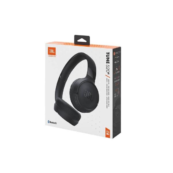 Imagem de Fone de Ouvido Sem Fio JBL Tune 520BT, Bluetooth, com Microfone, Preto - JBLT520BTBLK