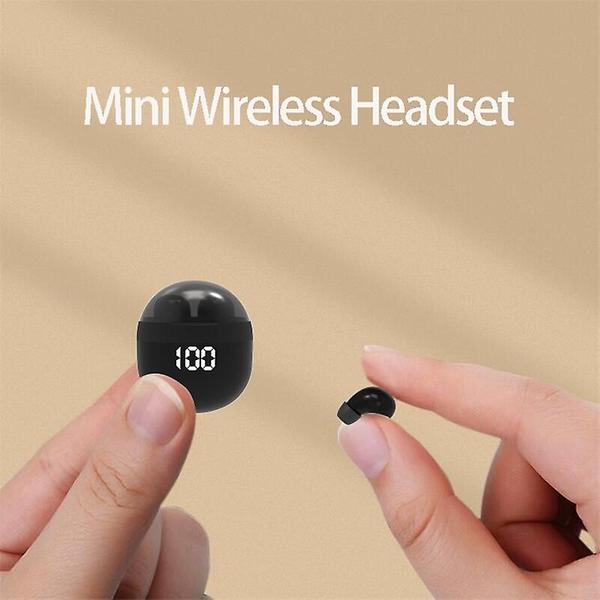 Imagem de Fone de ouvido sem fio para dormir TWS Mini Invisible com display LED