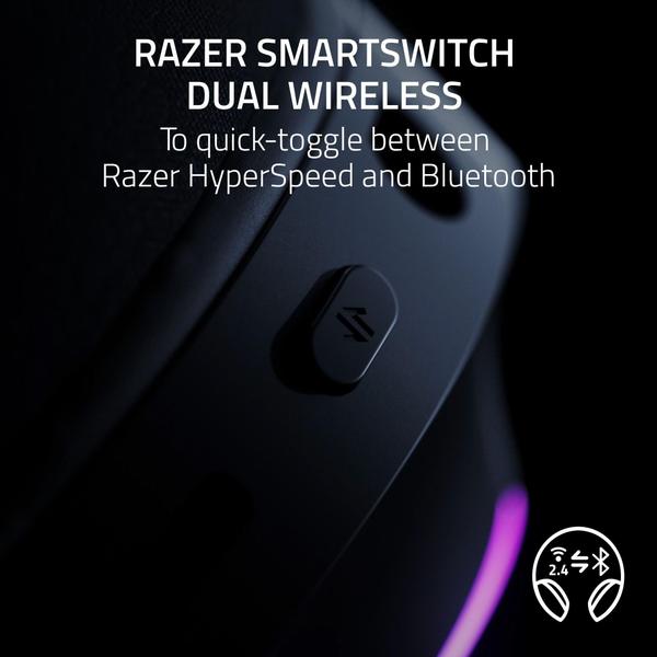 Imagem de Fone de Ouvido Sem Fio para Jogos Razer Barracuda X Chroma - Preto