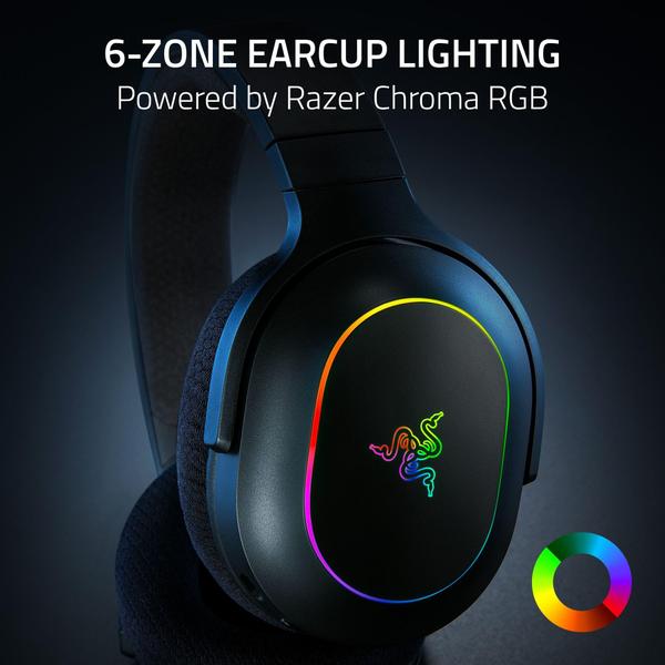 Imagem de Fone de Ouvido Sem Fio para Jogos Razer Barracuda X Chroma - Preto