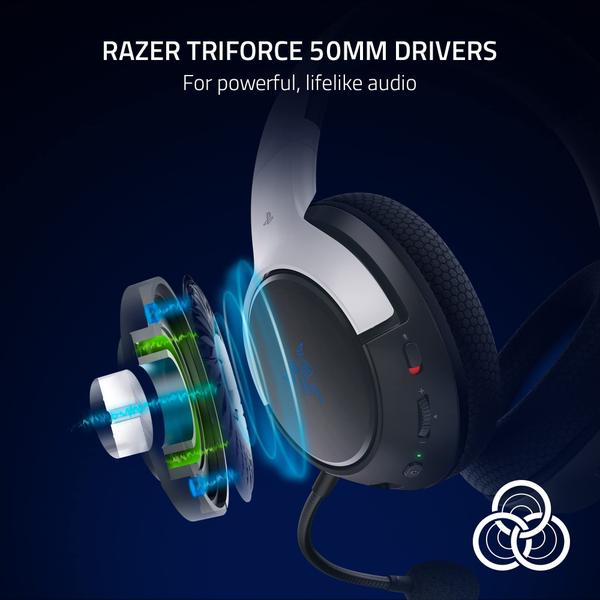 Imagem de Fone de ouvido sem fio para jogos Razer Kaira HyperSpeed para PS5/PS4/PC