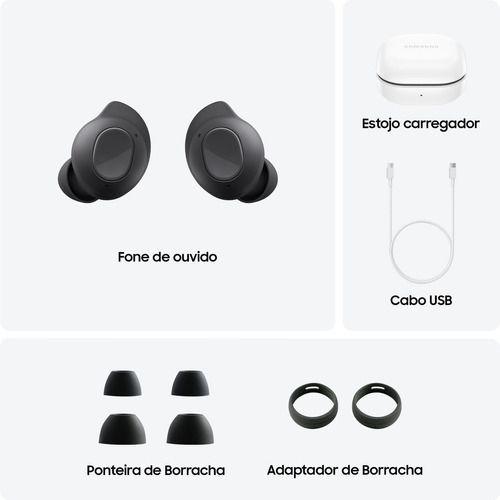 Imagem de Fone de ouvido sem fio samsung galaxy buds fe r-400 grafite