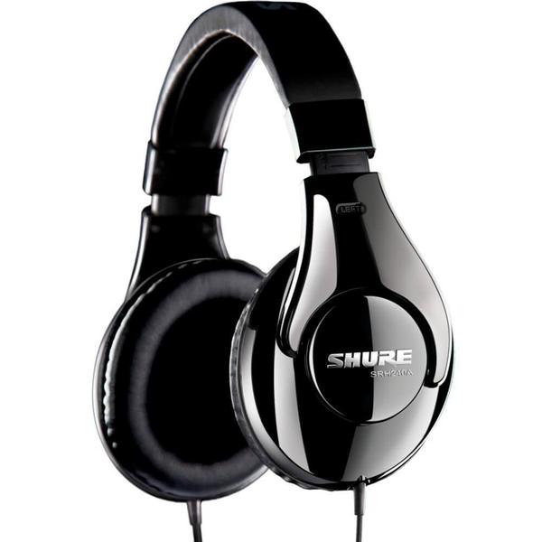 Imagem de Fone De Ouvido Shure Srh240A Over-Ear Preto Com Fio