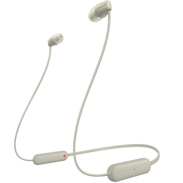 Imagem de Fone de Ouvido Sony In-Ear WI-C100 - Taupe