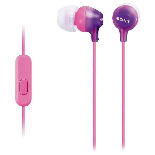 Imagem de Fone de Ouvido Sony MDR-EX15AP - 3.5MM - com Microfone - Lilas