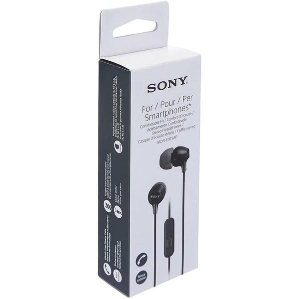 Imagem de Fone de Ouvido Sony MDR-EX15AP - 3.5MM - com Microfone - Preto