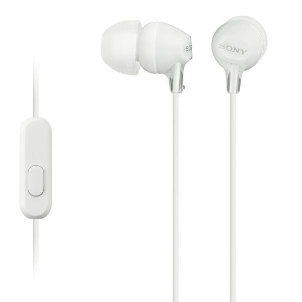 Imagem de Fone de Ouvido Sony MDR-EX15AP - Branco