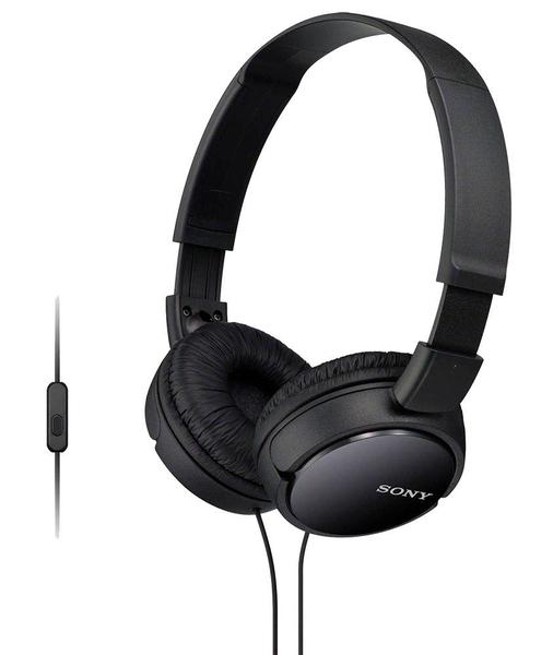 Imagem de Fone de Ouvido Sony Professional MDR-ZX110AP Extra Bass Preto