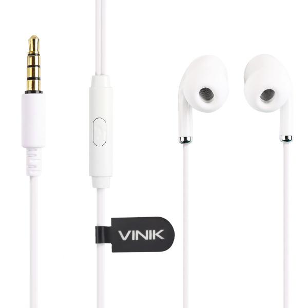 Imagem de Fone de Ouvido Sound PODS Branco com Microfone Cabo 1.2M PLUG P2 Estereo P3 - SP220B