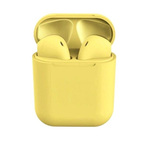 Imagem de Fone de ouvido stereo sem fio bluetooth air-r02 - amarelo