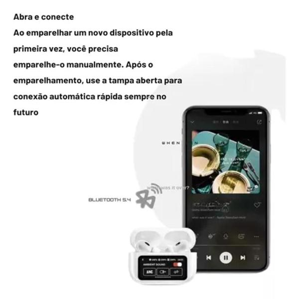 Imagem de Fone De Ouvido Tela Touch Cancelamento De Ruído Inteligente