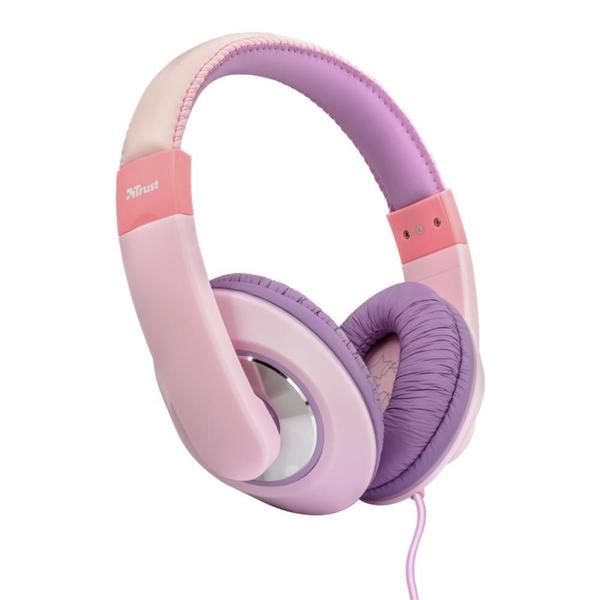 Imagem de Fone De Ouvido Trust Sonin Kids Infantil Rosa Pink