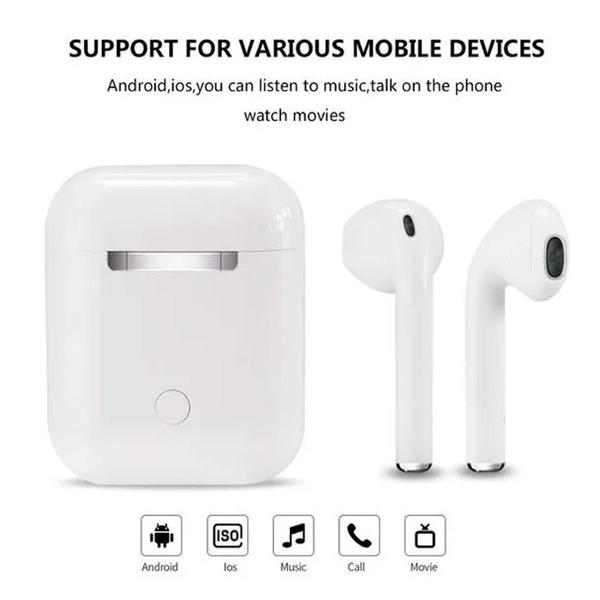 Imagem de Fone De Ouvido Tws Earbuds I12 Sem Fio Touch Recarregável