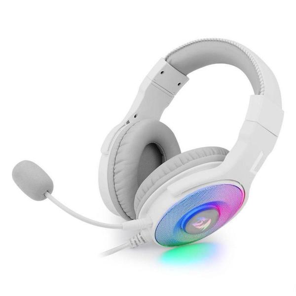 Imagem de Fone de ouvido USB c/Mic Redragon Pandora H350W-RGB White