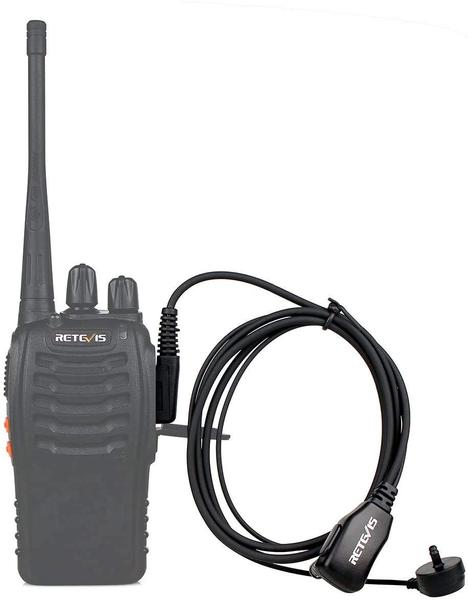 Imagem de Fone de ouvido Walkie Talkies Retevis com microfone, tubo acústico de 2 pinos x10