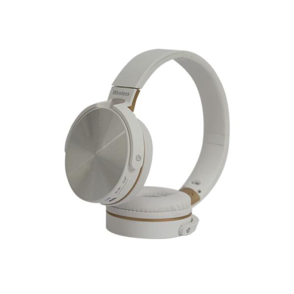 Imagem de Fone De Ouvido Wireless Bluetooth Headset Microfone Branco