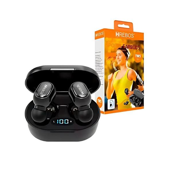 Imagem de Fone De Ouvido Wireless S/ Fio Bluetooth Earbuds Hrebos