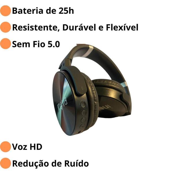 Imagem de Fone De Ouvido Wireless Sem Fio Com Microfone Original Bluetooth - Inova