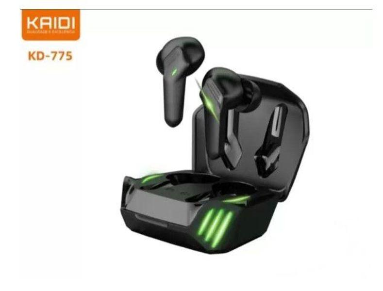 Imagem de Fone Gamer Bluetooth Sem Fio Kaidi Tws Kd-775 Potente Grave