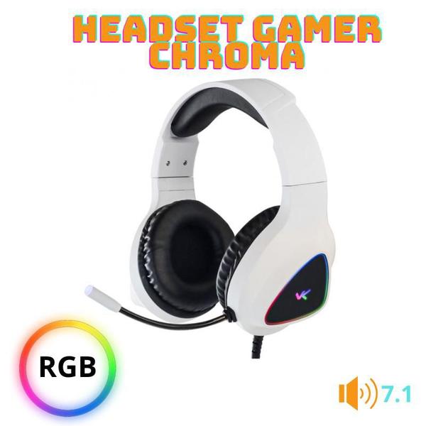 Imagem de Fone Gamer Headset 7.1 RGB Vinik Chroma Para Jogos
