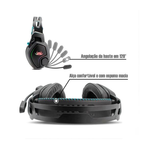 Imagem de Fone Gamer Headset Usb 2.0 Para PC Knup KP-487