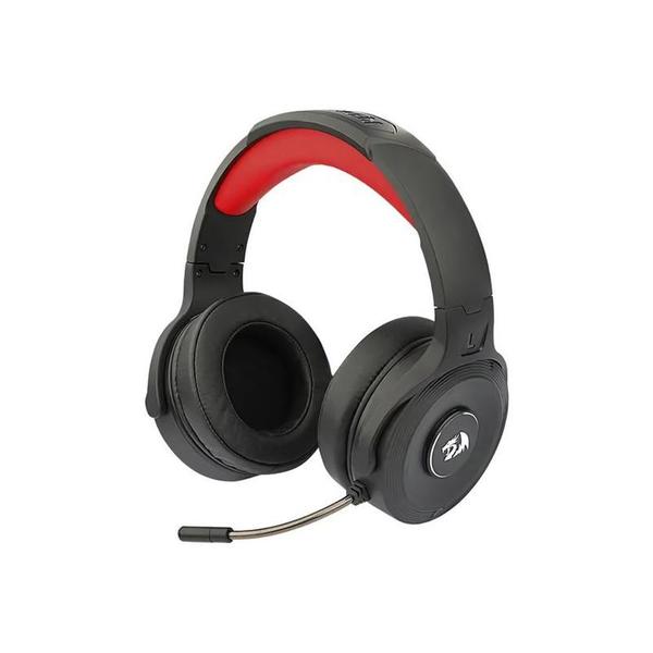 Imagem de Fone Gamer Redragon Pelops H818 Sem Fio - Cor Preto/Vermelho