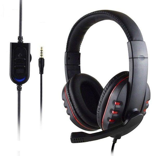 Imagem de Fone Gamer Stereo Gaming Headset Para PC, Xbox, Celular - Plug 3.5mm Vermelho