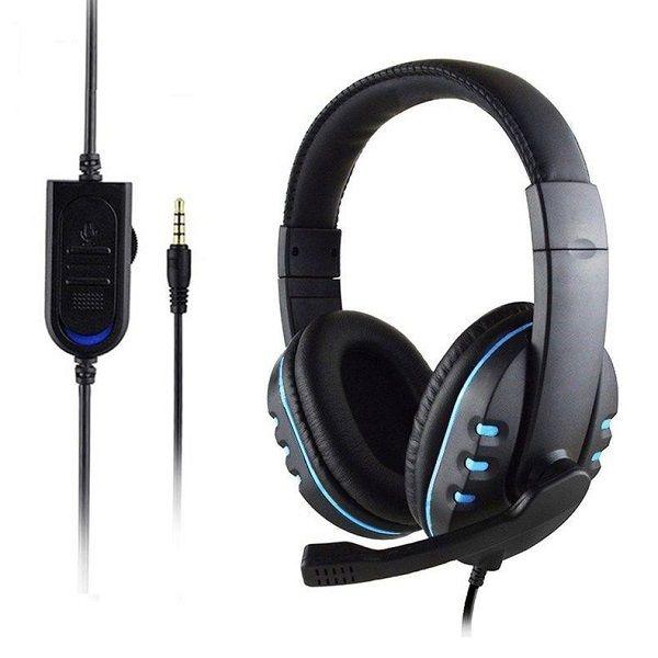 Imagem de Fone Gamer Stereo Gaming Headset Para PC, Xbox, PlayStation - Plug 3.5mm Azul