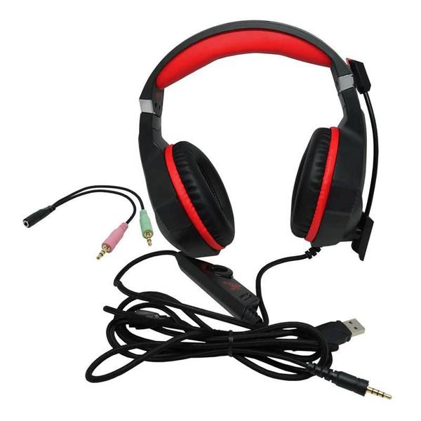 Imagem de Fone Headphone Gamer Scorpion Vermelho