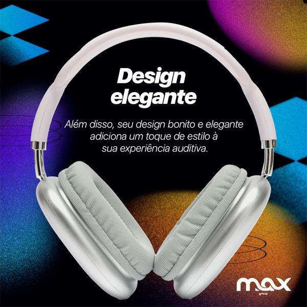 Imagem de Fone Headphones Max P9 Bluetooth Estéreo Sem fio - Headset, Microfone, Gamer, Wireless, Ergonômico 