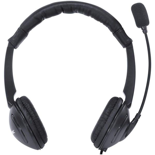 Imagem de Fone Headset Corp Usb Com Microfone - Preto - Vk390 - VINIK